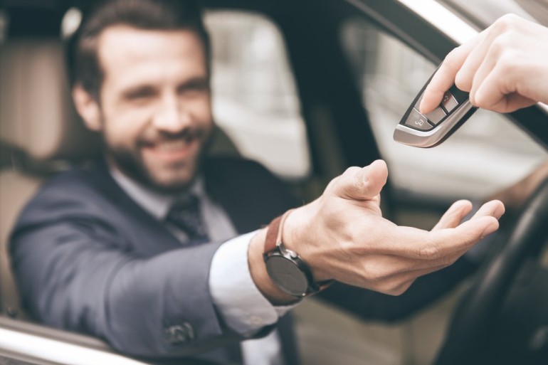Marn with Car Keys